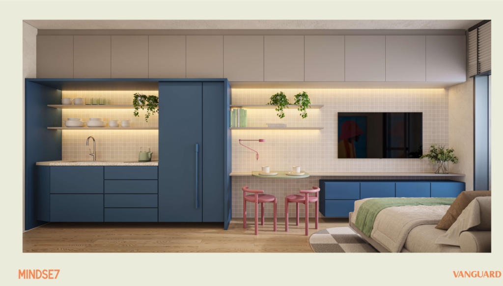 quarto studio 23m²